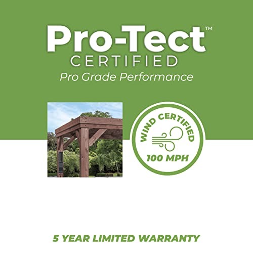 Backyard Discovery 14x10 Brockton All Cedar Pergola, Durable, Quality Supported Structure, Wind Resistant up to 100MPH, Rot Resistant, Electrical Backyard Discovery