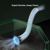 Creality Laser Engraver Enclosure, Fireproof and Dustproof Protective Cover 700x720x400mm with Exhaust Fan and Pipe, Fits for Most Laser Cutter, Cregrant3D