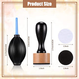 54 Pieces Alcohol Ink Blower Applicator Tool Set, Include Round Blending Tool Ranger Mini Blending Tool Air Blower Mini Ink Blower Felts Replacement Outus
