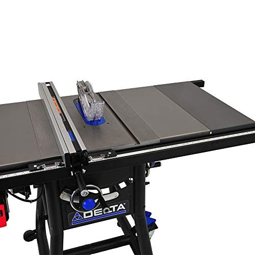 Delta 36-5100T2 Contractor Table Saw with 30" Rip Capacity and Cast Extension Wings Delta