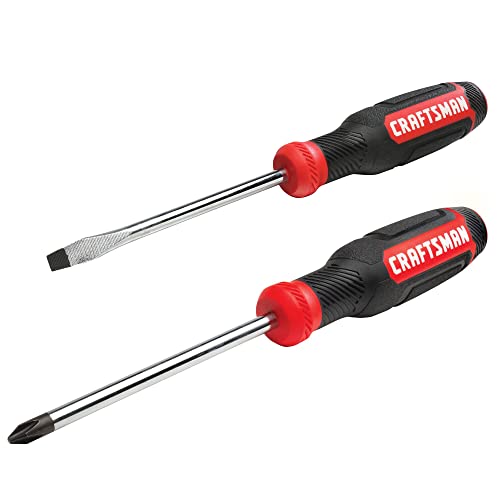 CRAFTSMAN Screwdriver Set, Bi-material, 2 Piece (CMHT65072N) - WoodArtSupply