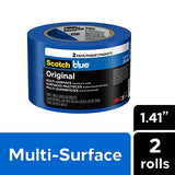 Scotch Painter's Tape Original Multi-Surface Painter's Tape, Blue, Paint Tape Protects Surfaces and Removes Easily, Multi-Surface Painting Tape for Scotch Painter's Tape
