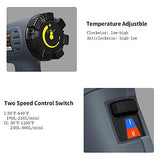 SEEKONE Industrial Heat Gun 1800W 122℉~1202℉(50℃-650℃) Variable Temperature Control with Two Temp-settings, Overload Protection, Four Nozzle SEEKONE