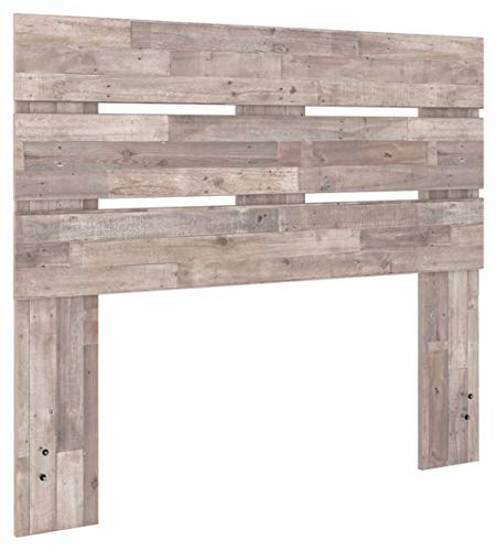 Signature Design by Ashley Neilsville Butcher Block Panel Headboard, Full, Light Brown Signature Design by Ashley