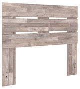 Signature Design by Ashley Neilsville Butcher Block Panel Headboard, Full, Light Brown Signature Design by Ashley