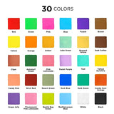 Chalkola 30 Markers 1mm + 4 white 3mm + 6 white Variety Markers Bundle Chalkola