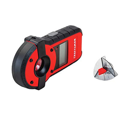 CRAFTSMAN Laser Level and Stud Sensor, 20-Foot Visbility Range (CMHT77636) , Red - WoodArtSupply