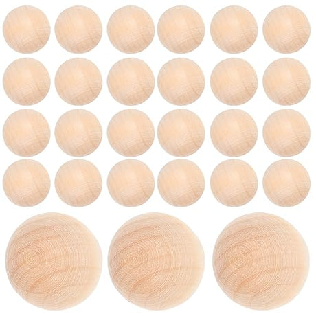 SUPVOX 50 Pcs Wooden Tags Pendant Clasp for Necklace White Decorations Unfinished Wooden Carving Crafts Decor Charms Home Bead Ornament Minatures SUPVOX