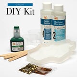 Mod Podge, Geode One Epoxy Coaster Kit Includes Hardener, Resin Molds Silicone, Glitter Packs, Cups, Inks and Stir Sticks, 49705 Mod Podge