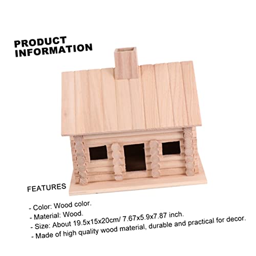 FUNOMOCYA Wooden House Bird nest Mini Wood Bird Houses Unfinished Wooden birdhouses Hanging Bird Mini Bird House DIY Birdhouse Outdoor Birds FUNOMOCYA