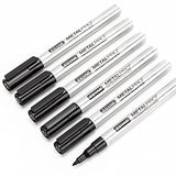 ZEYAR Permanent Marker Pens, Extra Fine Tip(1mm), Waterproof & Smear Proof ink, Aluminum Barrel, Quick Drying- Great on Plastic,Wood,Stone,Metal and ZEYAR