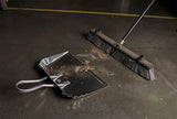 Performance Tool W30 17-Inch Aluminum Metal Dustpan with Wide Design and Double-Riveted Steel Handle for Heavy Duty Cleanups Performance Tool