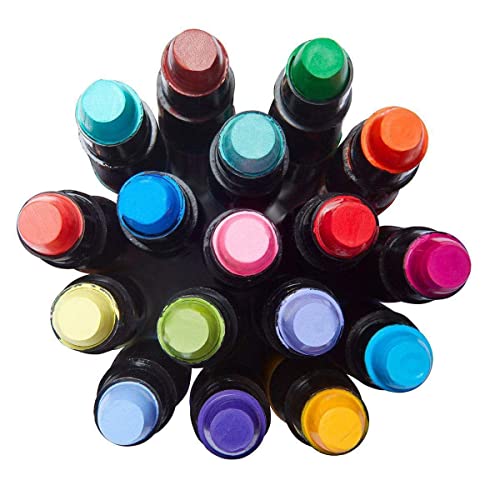 KINGART 580-72 GEL STICK Set, Artist Pigment Crayons, 72 Unique Colors, Water Soluble, Creamy, and Odorless, Use on Paper, Wood, Canvas and more KINGART