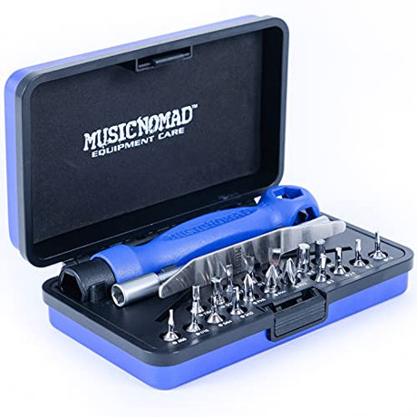 MusicNomad Premium 26 PC. Guitar Tech Screwdriver & Wrench Set MN229 MusicNomad