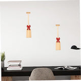 EXCEART Wooden Oars Ocean Mini Mini Decoraciones para Salas De Casa Unfinished Wood Paddles Unfinished Oar Shape Craft Paddle for Crafts Paddle EXCEART