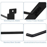 7RiversART 12 Pc Slatwall Hooks 8 Inch Slatwall Accessories Panel Display Hooks Slatwall Pegs Slatwall Hooks for Garage Storage Shop Retail 7RiversART