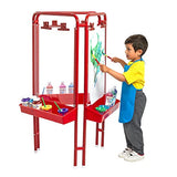 Colorations 3-Way Indoor/Outdoor Acrylic Panel Easel, Outdoor Play, Drawing, Adjustable Easel, Art Craft Painting, Arts and Crafts Colorations