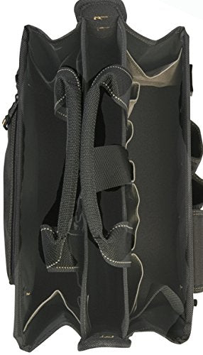 CLC Custom LeatherCraft 1529 16 In. Center Tray Tool Bag, 16 Pocket - WoodArtSupply