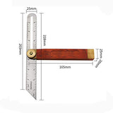 360 Degree Sliding T-Bevel Carpenters Angle Finder, Angle Ruler Wood Bevel Protractor Tool, 7Inch DUDUA