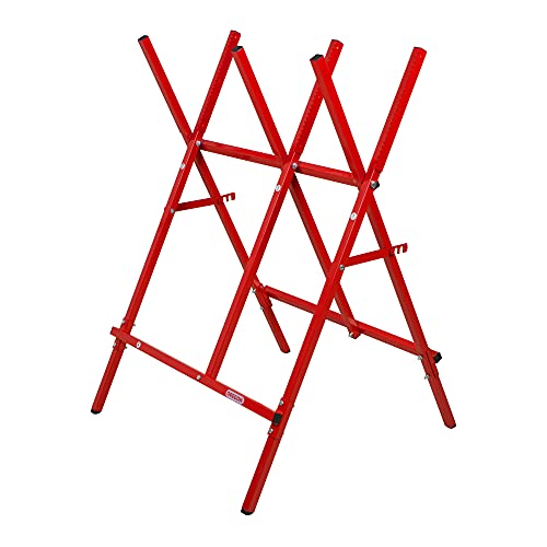 Oregon Steel Log Saw Horse, Foldable & Adjustable Sawbuck, 10 Inch Log Capacity, Folding Wood Cutting Stand, for Logging, Splitting & Firewood Oregon