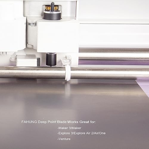 Deep Point Blade and Housing for Maker 3/Maker/Explore 3/Air 2/Air/One/Venture, Deep Cut Blade Cuts Thick Materials-Magnet, Chipboard/Thick FAHUNG