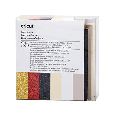 Cricut Insert Cards S40, Create Depth-Filled Birthday Cards, Thank You Cards, Custom Greeting Cards at Home, Compatible with Cricut Joy/Maker/Explore Cricut