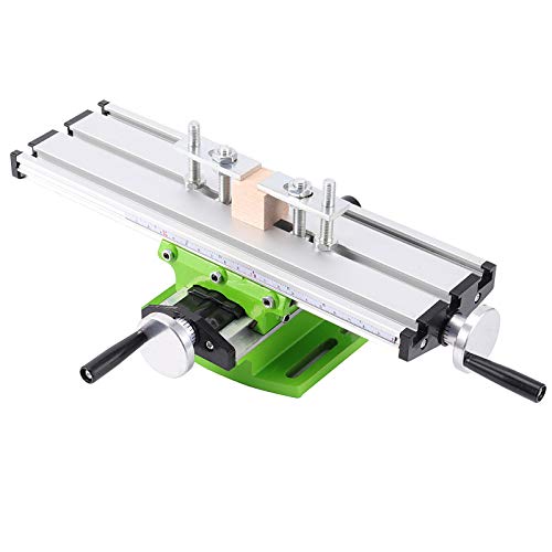 ZOENHOU 12.2 Inch Milling Machine Worktable, Precise Adjustive Multifunction Drill Vise Fixture Working Table, Compound Slide Table Cross X Y Vise ZOENHOU