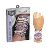 Craft Crush Bracelet Making Kit (Lilac) - Friendship Bracelet Maker Set - DIY Craft & Jewelry Making Kit for Kids, Teens, Tweens & Adults - Makes 8 Craft Crush