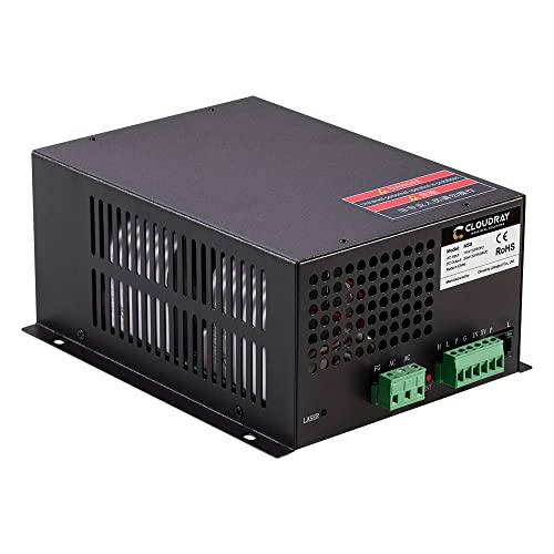 Cloudray 50W Laser Power Supply 110V for 50W Laser Tube Laser Engraver Cutter M50(MYJG 50 Upgrade) Cloudray