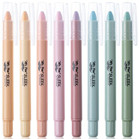 Mr. Pen- Gel Highlighter, 8 Pack, Pastel Colors, No Bleed, Markers for Bibles Mr. Pen
