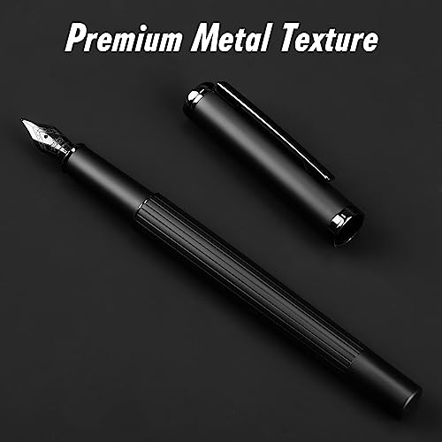 JINHAO Fountain Pen Fine Nib, Includes Ink Cartridges & Converter, Perfect Weight, Optimal Flow, No Skips WEERSHUN