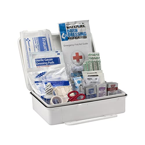 First Aid Only 91324 ANSI A 25-Person Emergency First Aid Kit for Office, Home, and Construction, 94 Pieces First Aid Only