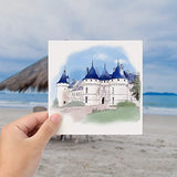 50 Sheets Blank Watercolor Cards, 4.7x4.7 Inch Watercolor Paper Cards Watercolor Cardstock Bulk for Beginners Artist Adults Kid Student Painting TOYMIS