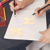 KALLORY 48pcs Unfinished Wooden Cutouts Butterfly Wood Cutouts Butterflies Blank Wood Slices Animals Painting Crafts for Kids DIY Home Decoration KALLORY