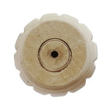 Btibpse Wooden Furniture Legs 3'' Unfinished Bun Feet for Sofa, Chair, Loveseat, Ottoman, Dresser Foot Set of 4 Btibpse