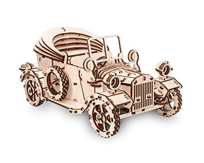 Eco Wood Art 3D Puzzle, Retro Car (AV0523408) - WoodArtSupply