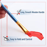 Mr. Pen- Paint Brushes, 10pc, Paint Brushes for Acrylic Painting, Art Brushes, Drawing and Art Supplies, Paint Brush, Acrylic Paint Brushes, Paint Mr. Pen