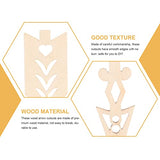 SEWACC 10pcs Unfinished Arrows Wood Pieces Wooden Shape Cutouts DIY Blank Wood Sign Arrows Cutout Embellishment for Wedding Birthday Party SEWACC