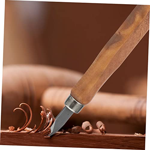STOBAZA 5pcs Woodworking Marking Knife Cutting Machine Hand Tools Chisel Detail Carving Knife Carving Hand Chisel Wood Carving Tools Woodworking Line STOBAZA