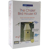 Pinepro Unfinished Wooden Bird House Kit, Chalet Pine-Pro