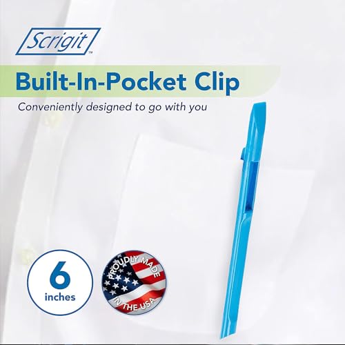 Scrigit Scraper No-Scratch Plastic Scraper Tool, 2 Pack - The Handy Multi-Use Scraping Tool for Removing Food, Labels, Stickers, Paint, Grease - Easy Scrigit