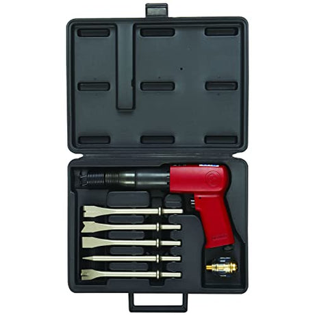 Chicago Pneumatic CP7150K - Kit - Air Hammer, Welding Equipment Tool, Construction, 0.401 Inch (10.2mm), Round Shank, Stroke 3.5 in / 89 mm, Bore Chicago Pneumatic