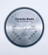 VORTEX DIAMOND VAB 10 Inch 100 Teeth TCT Non-Ferrous Metal Circular Saw Blade with 5/8" Arbor (10 Inch 100 Teeth) VORTEX DIAMOND