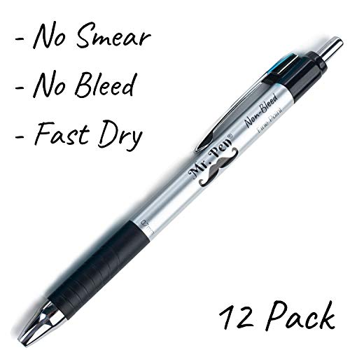 Mr. Pen- Pens, Black Pens, 12 Pack, Fast Dry, No Smear Pens, Bible Pens, Pens for Journaling, Pens No Bleed Through, Pens Fine Point, Journal Pens, Mr. Pen