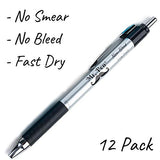 Mr. Pen- Pens, Black Pens, 12 Pack, Fast Dry, No Smear Pens, Bible Pens, Pens for Journaling, Pens No Bleed Through, Pens Fine Point, Journal Pens, Mr. Pen