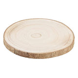 LEXININ 6 Pack 10-11 Inches Natural Wood Slices, 25-28cm Unfinished Wooden Log Slices, Round Large Wood Circles for Weddings, Table Centerpieces, LEXININ