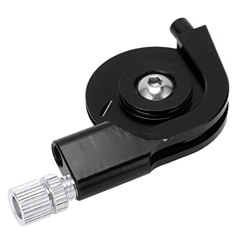 ZLXHDL Bicycle Disc Brake Conversion Aluminum CNC Machining Bike V Brake Adapter Cable Stroke Converter Caliper Regulator for Road Cycling(Black) ZLXHDL