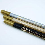 Kuretake Zig Gold and Silver pens Assortment Set, Professional Quality for Artist, Christmas Card, Brush Lettering, Illustration, Card Making, Kuretake