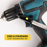 General Tools Cordless Engraving Pen for Metal - Diamond Tip Etching Tool for Engraving Toys, Sporting Goods, & Glass Gifts General Tools