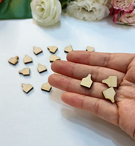 60pcs of Cow Tag Earring Ear Tag,Earrings Studs Sublimation Blanks Wood Earrings,Blanks Farm Animal Earrings Stud,DIY Country Western Jewelry (0.5'') Yuxuanish